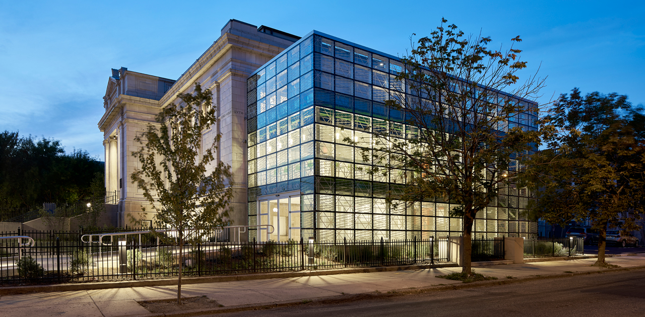 Library Exterior - Lillian Marrerro